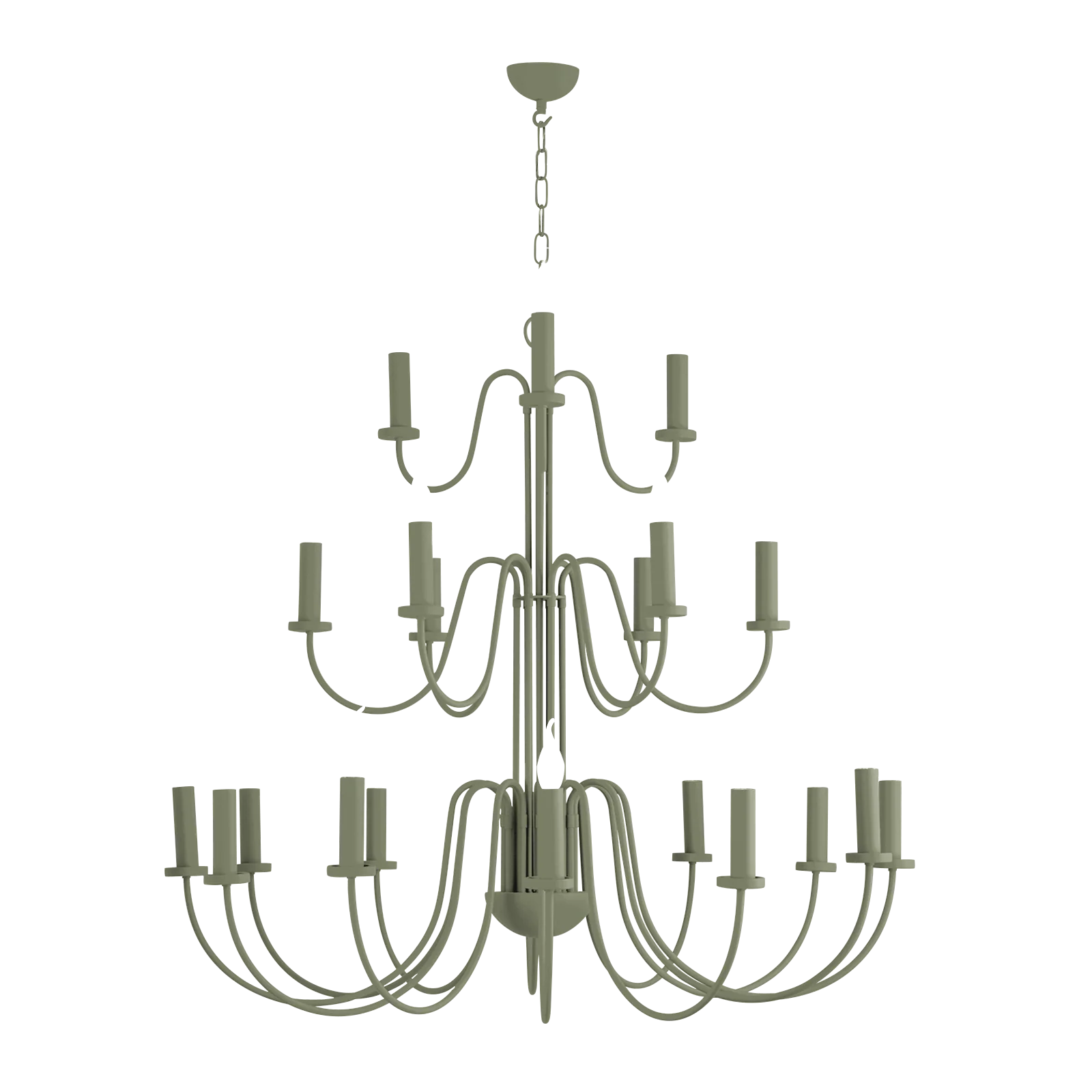 Pigalle 21 Light Armed Pendant Bespoke Fitting Only - Various Finishes - Image 9