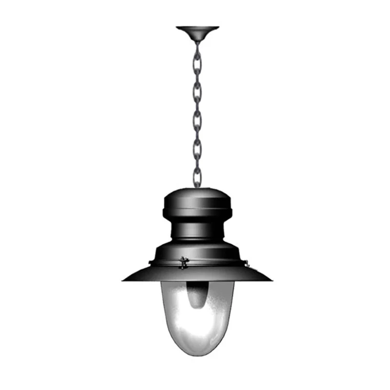 Pilgrim 1Lt Outdoor Pendant - Cast Iron - Image 7