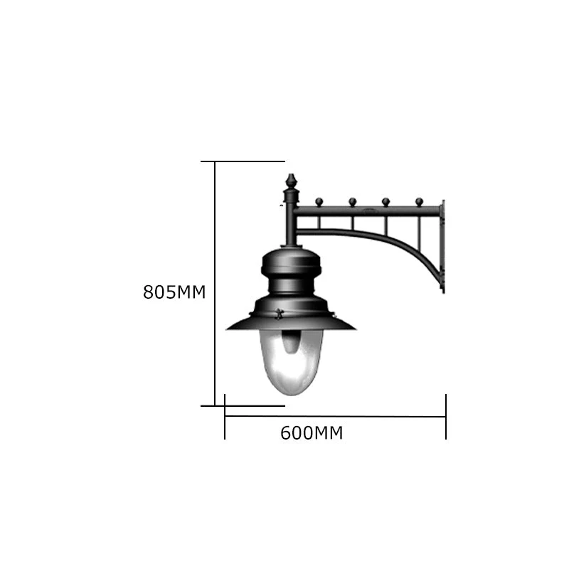 Pilgrim 1Lt Outdoor Wall Light - Copper - Image 7