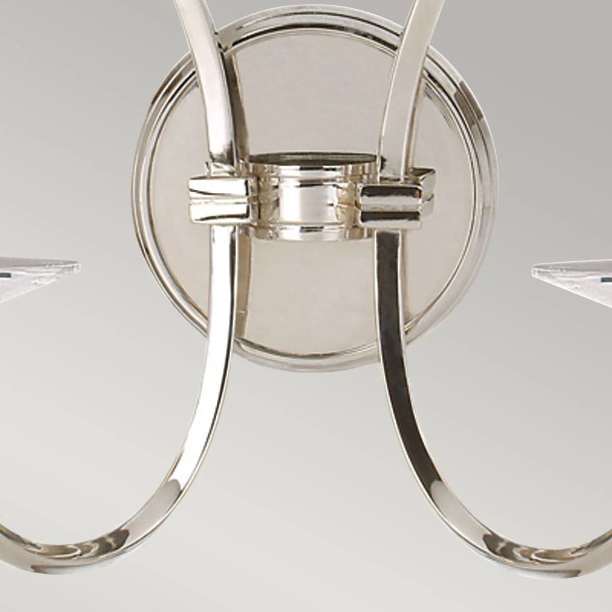 Pimlico 2 Light Wall Light - Polished Nickel IP20 E14 - Image 2