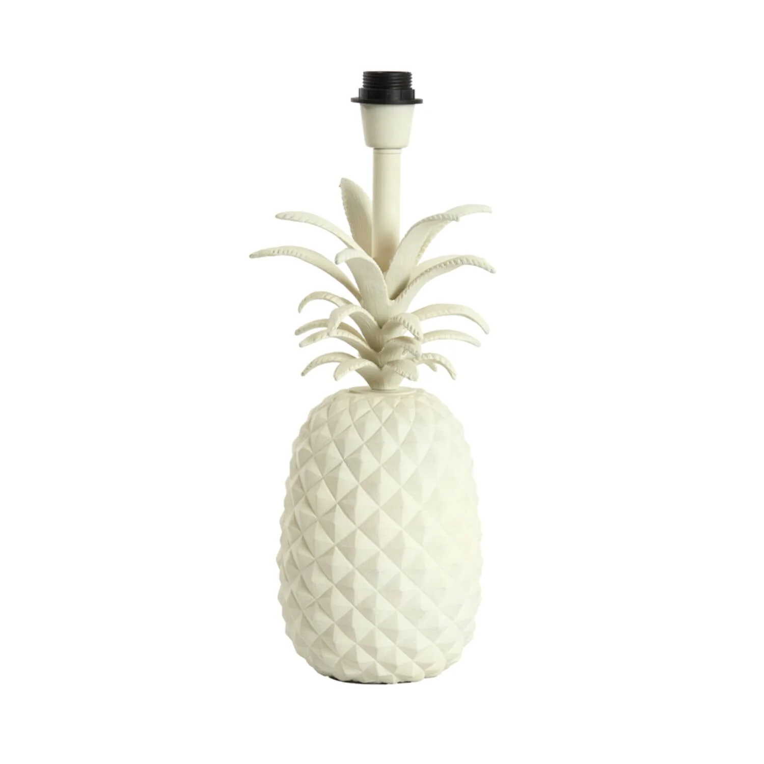 Pineapple Table Lamp Base Only- Gold/ Cream Finishes - Image 3