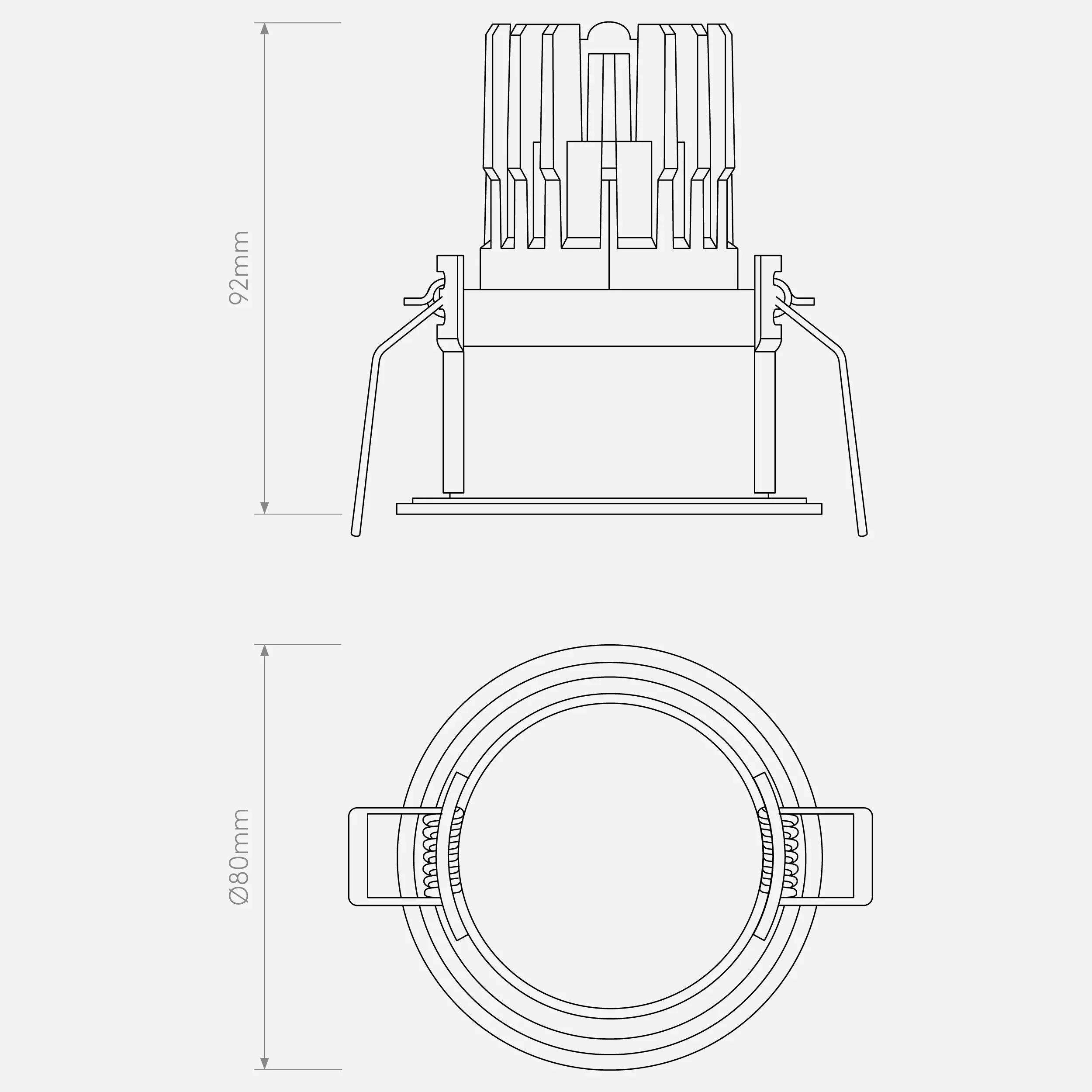 Pinhole PRO Round/Square Fixed IP65 - Fully Customizable - Image 8