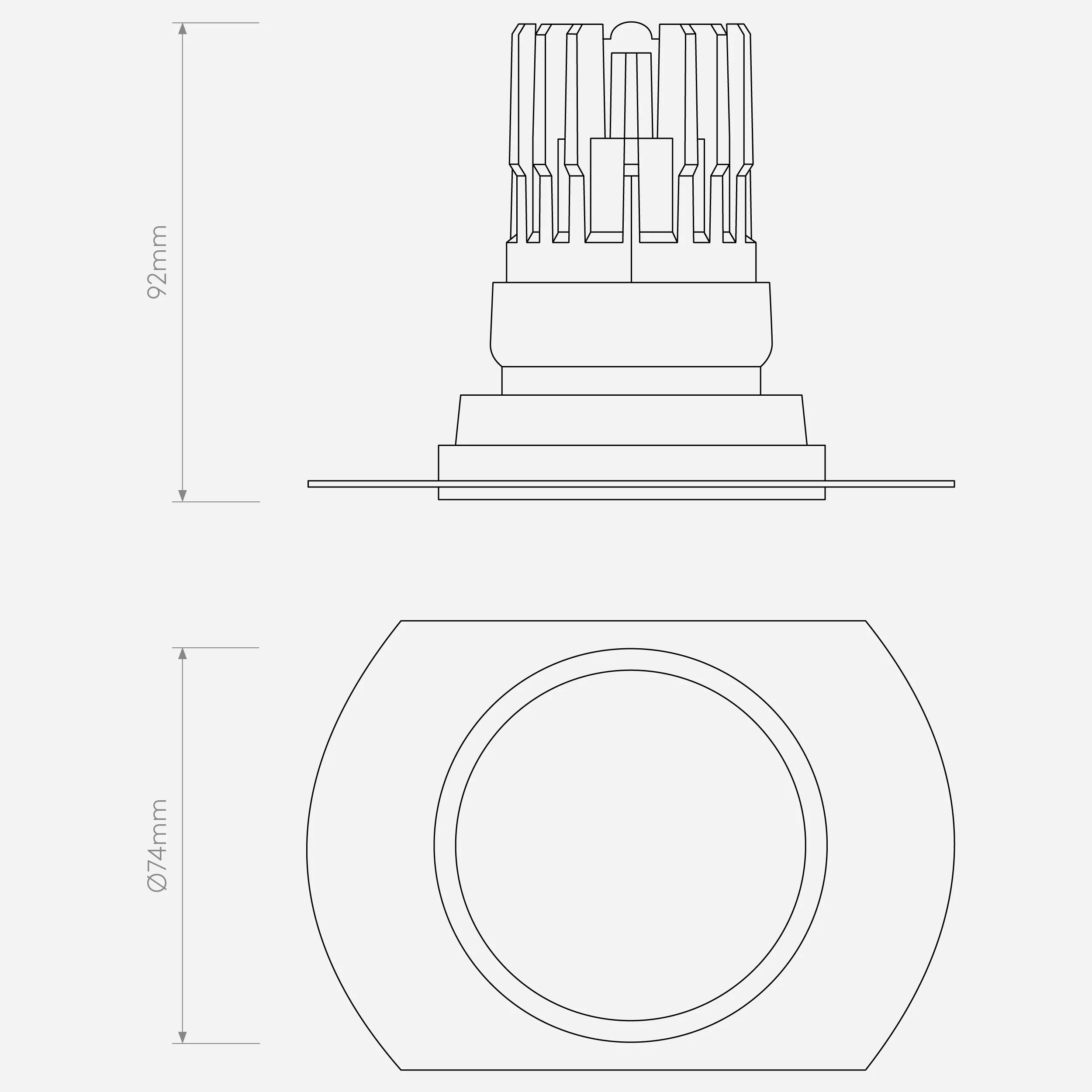 Pinhole PRO Round Flush Adjustable - Fully Customizable - Image 4