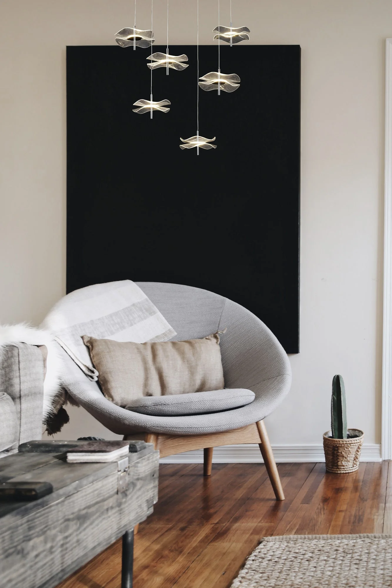 Pisa Cluster Ceiling Light, 6 x 6W LED, 4000K, 2800lm, Polished Chrome, 3yrs Warranty - Image 3