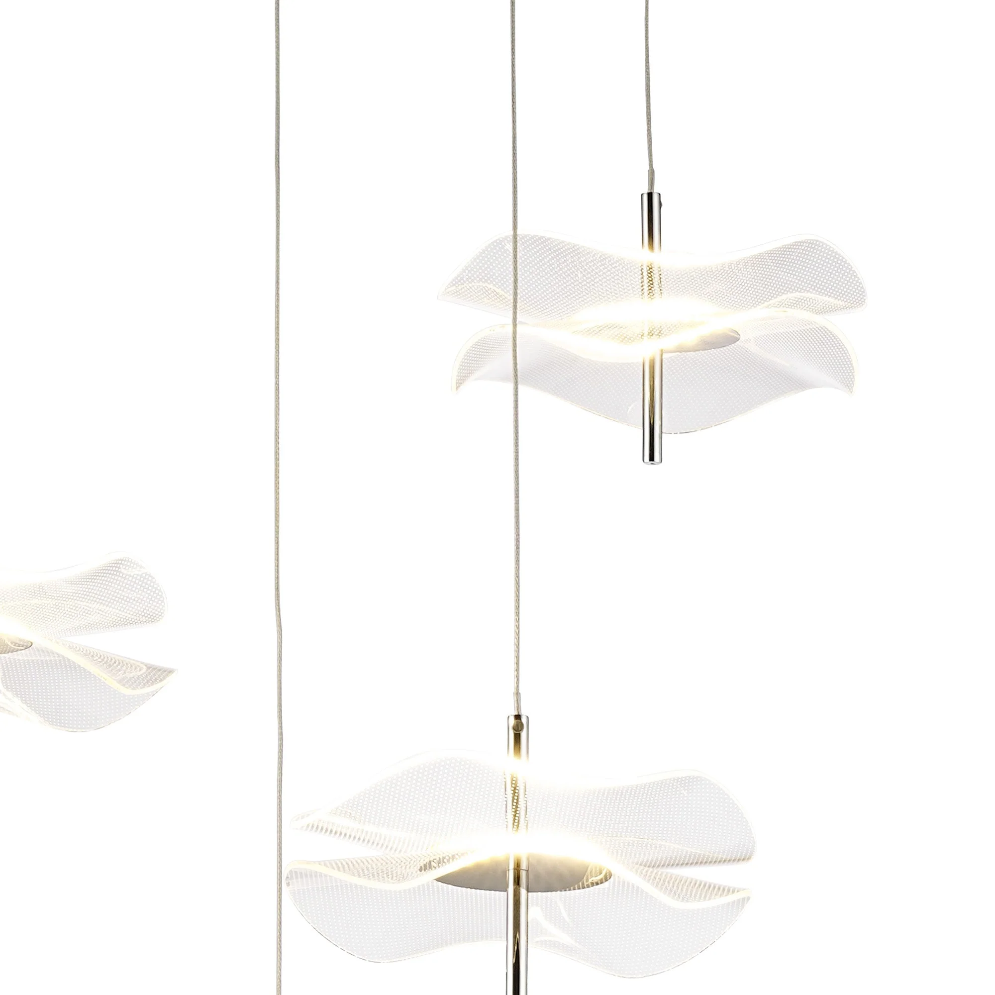Pisa Cluster Ceiling Light, 6 x 6W LED, 4000K, 2800lm, Polished Chrome, 3yrs Warranty - Image 5
