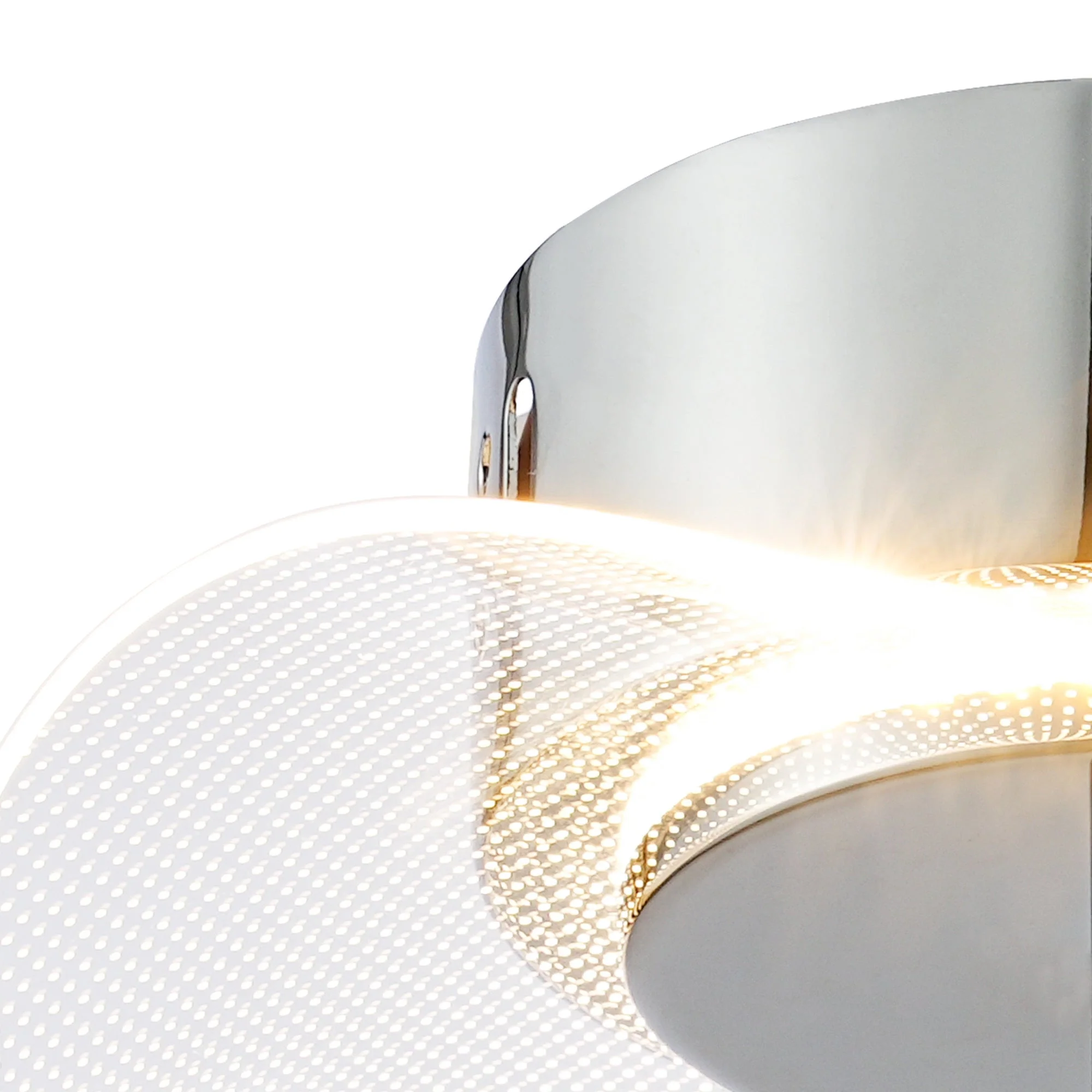 Pisa Indoor LED Wall Light, 1 x 6W LED, 4000K, 460lm, Polished Chrome, 3yrs Warranty - Image 3
