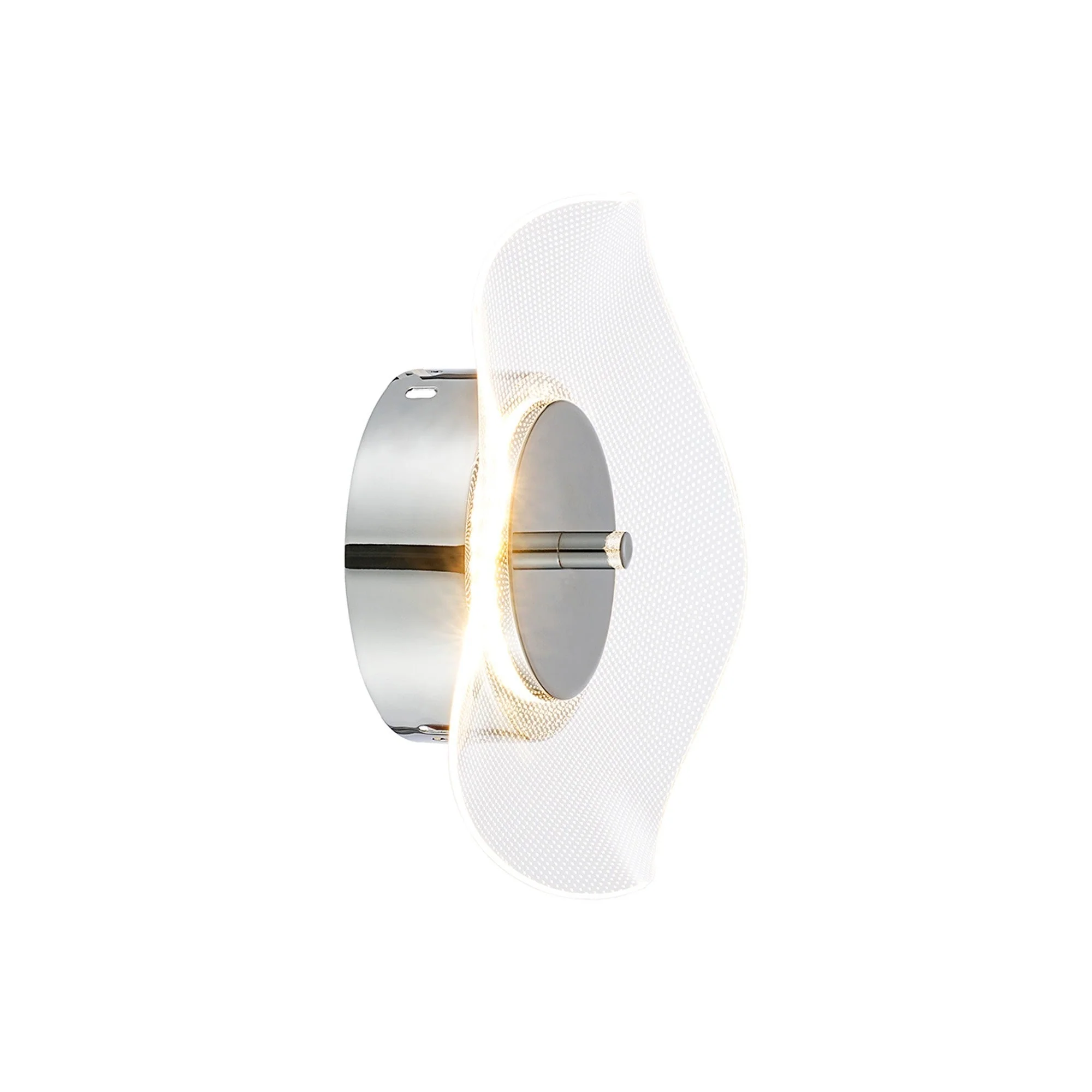 Pisa Indoor LED Wall Light, 1 x 6W LED, 4000K, 460lm, Polished Chrome, 3yrs Warranty - Image 5