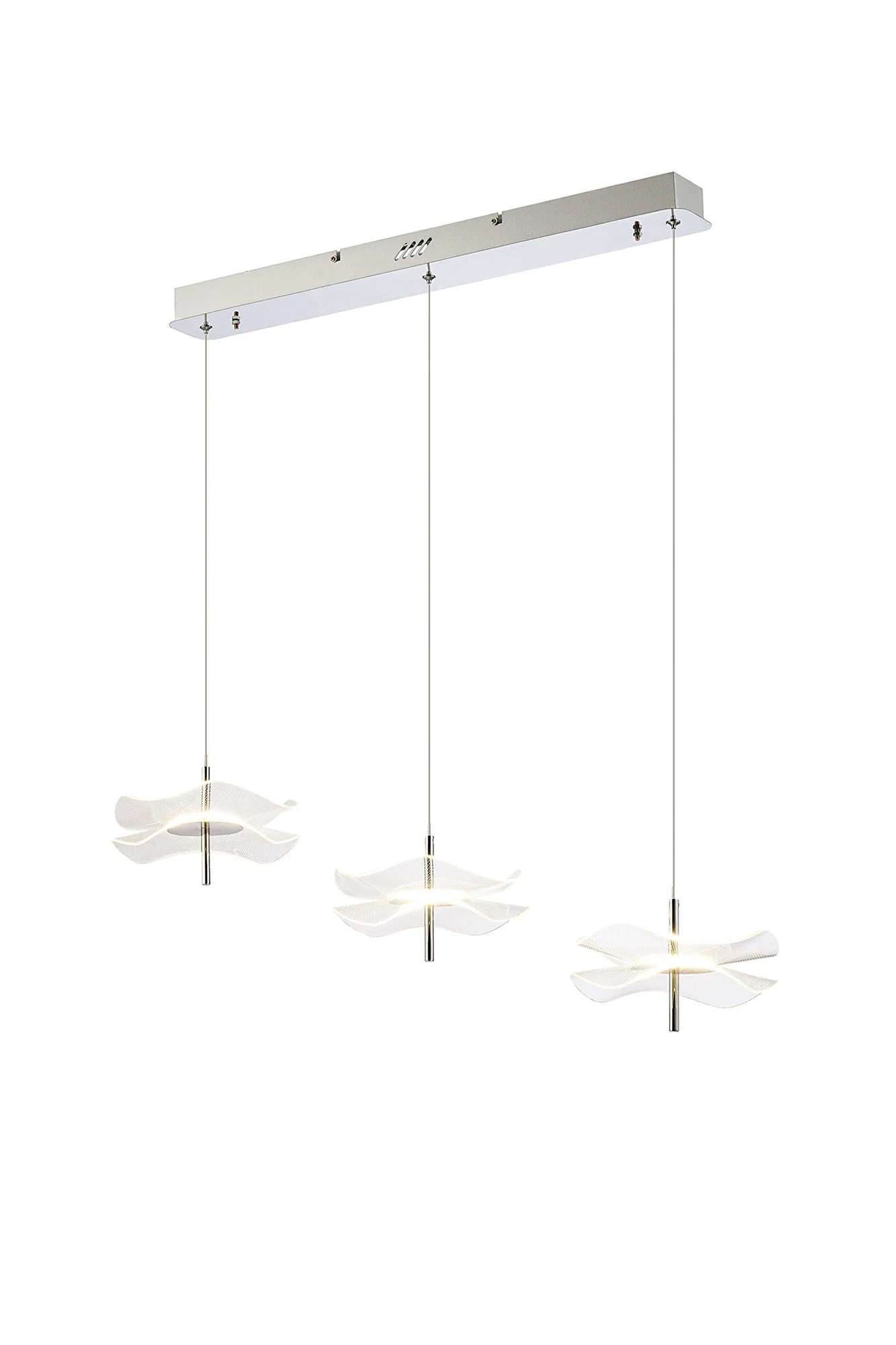 Pisa Kitchen Linear LED Light, 3 x 6W LED, 4000K, 1500lm, Polished Chrome, 3yrs Warranty - Image 5
