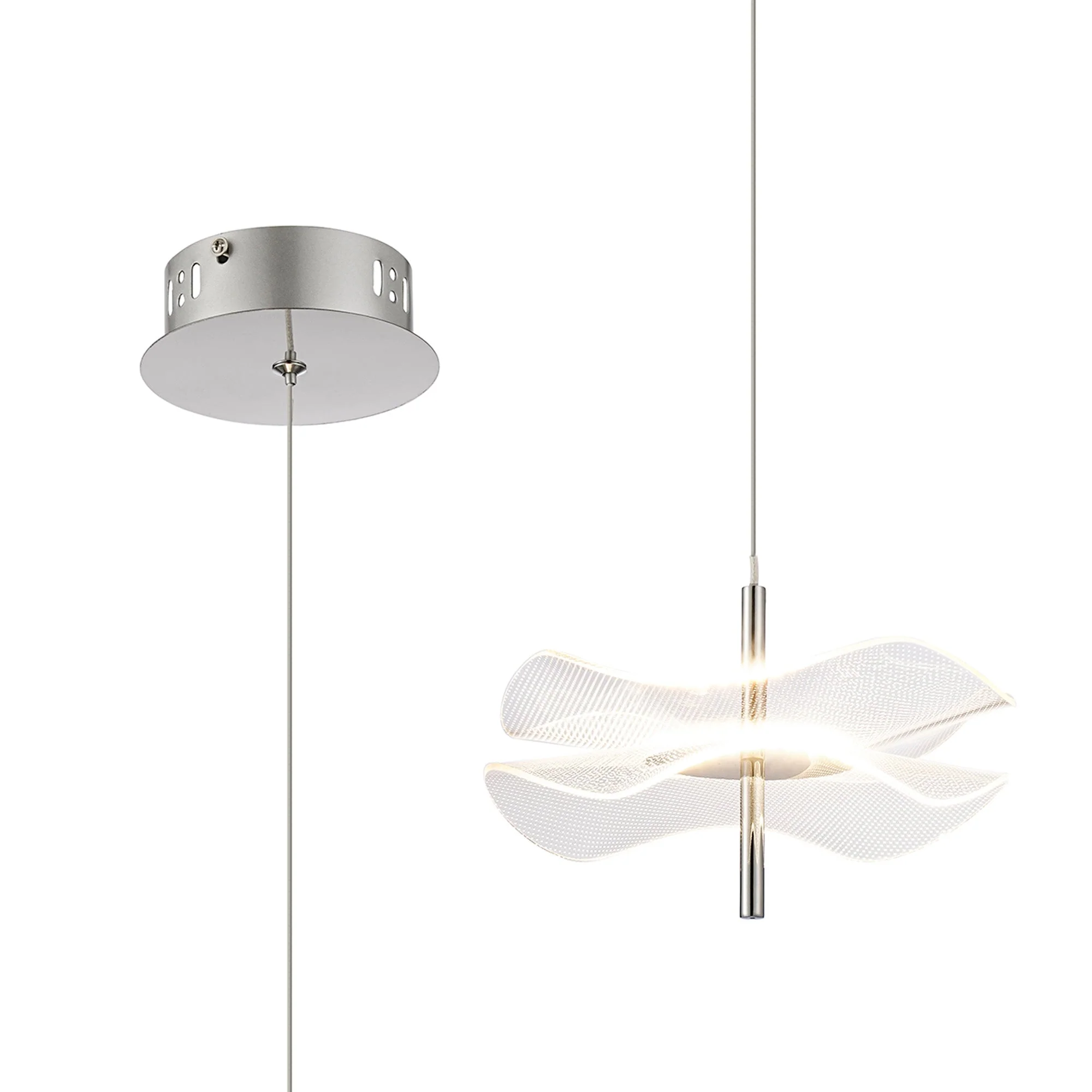 Pisa LED Hanging Light, Polished Chrome - Image 7