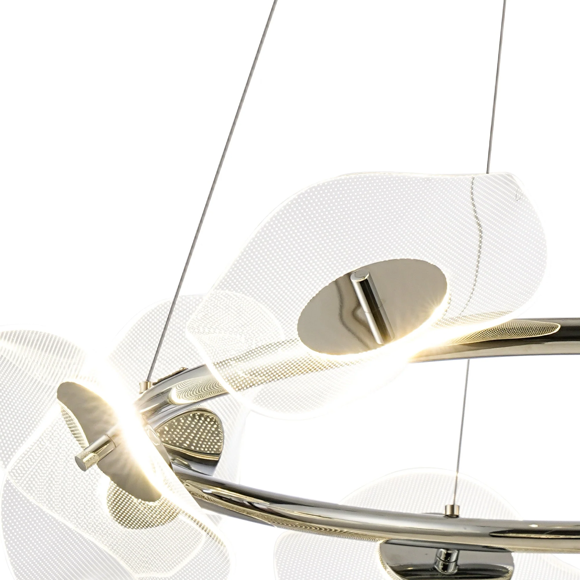 Pisa Ring LED Hanging Light - 4000K - Polished Chrome - Image 5