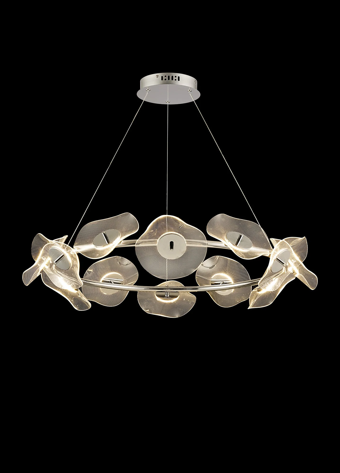 Pisa Ring LED Hanging Light - 4000K - Polished Chrome - Image 7