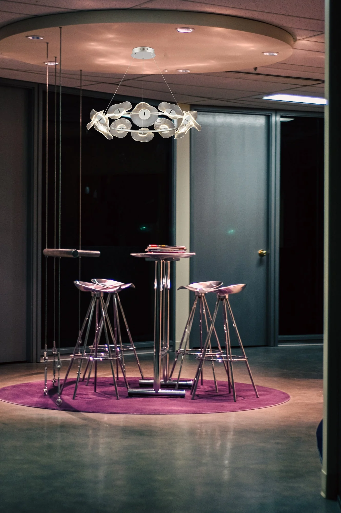 Pisa Ring LED Hanging Light - 4000K - Polished Chrome - Image 8