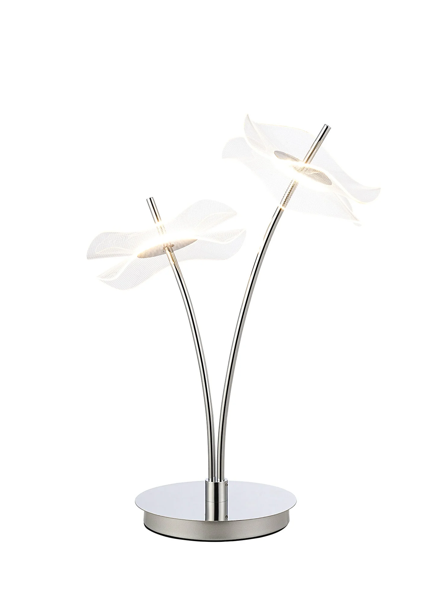 Pisa Table Lamp, 1/2 x 6W LED, 4000K, Polished Chrome, 3yrs Warranty - Image 12