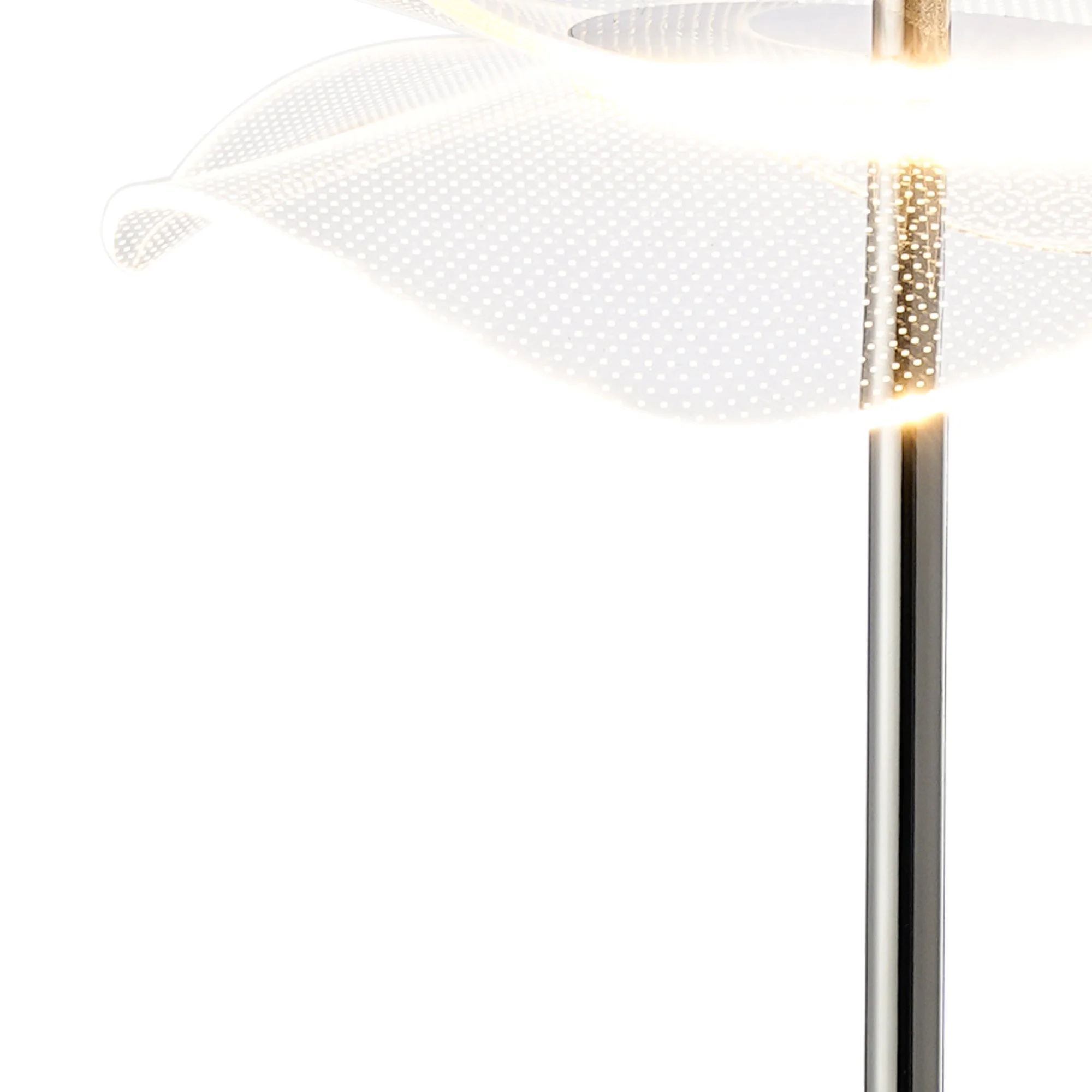 Pisa Table Lamp, 1/2 x 6W LED, 4000K, Polished Chrome, 3yrs Warranty - Image 4