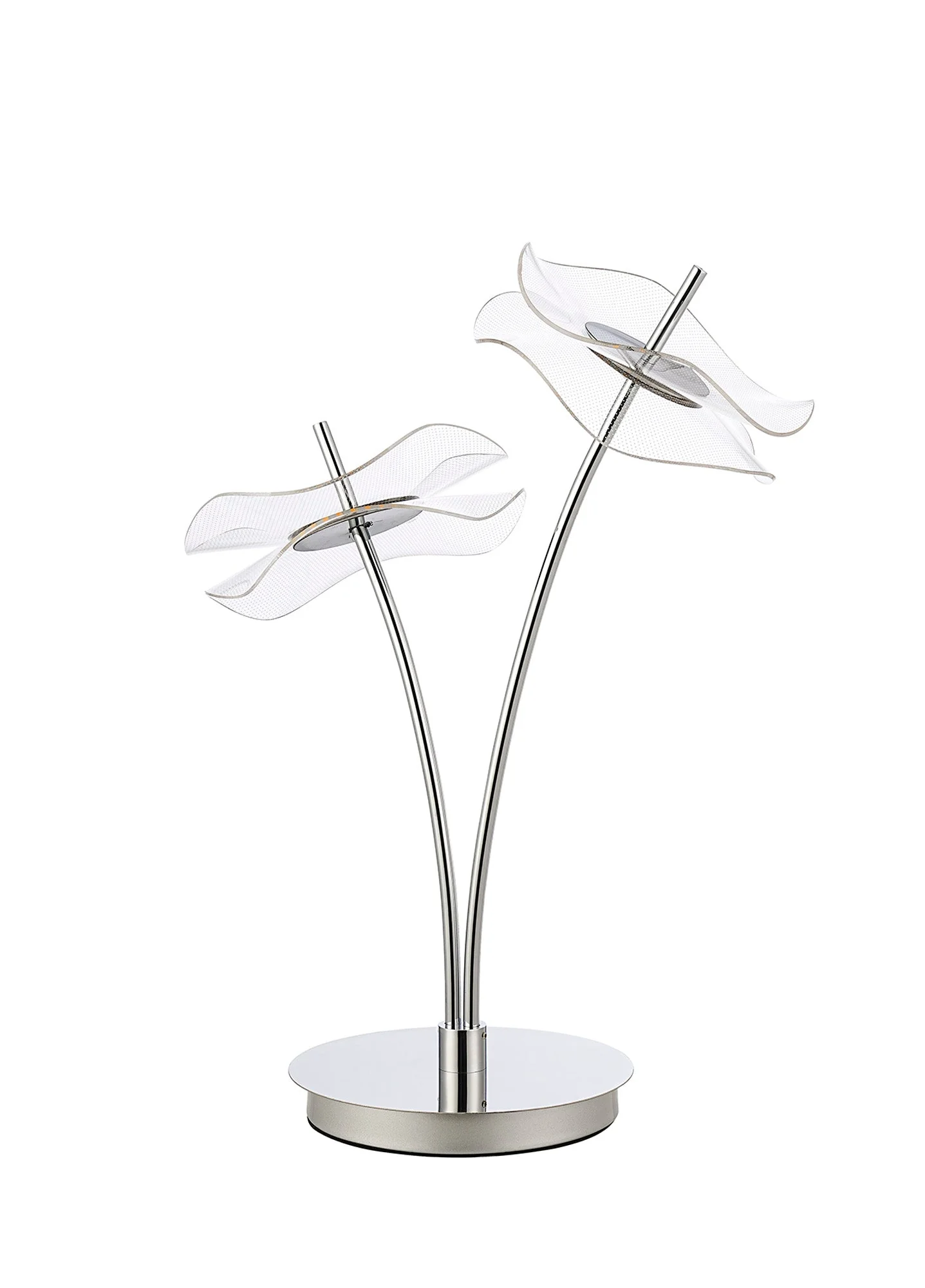 Pisa Table Lamp, 1/2 x 6W LED, 4000K, Polished Chrome, 3yrs Warranty - Image 8