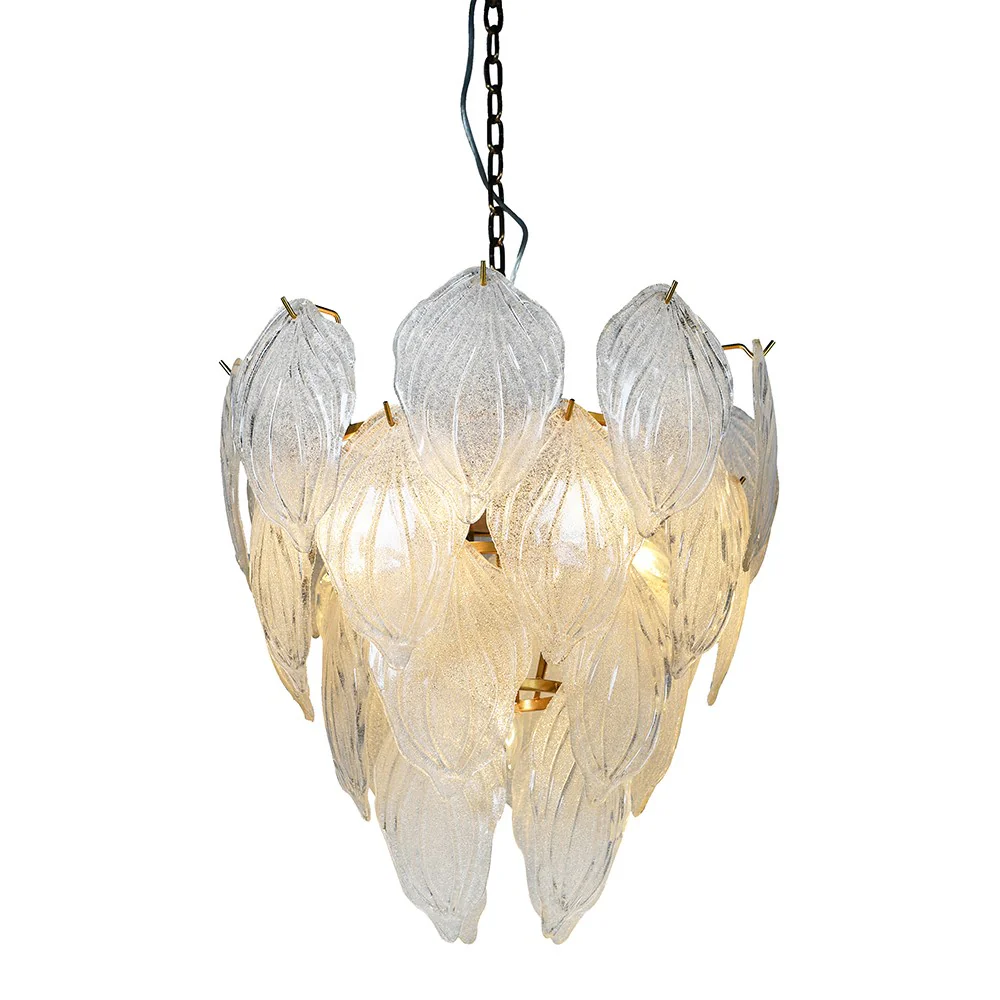 Pitlochry Frosted Leaves Chandelier - Image 3