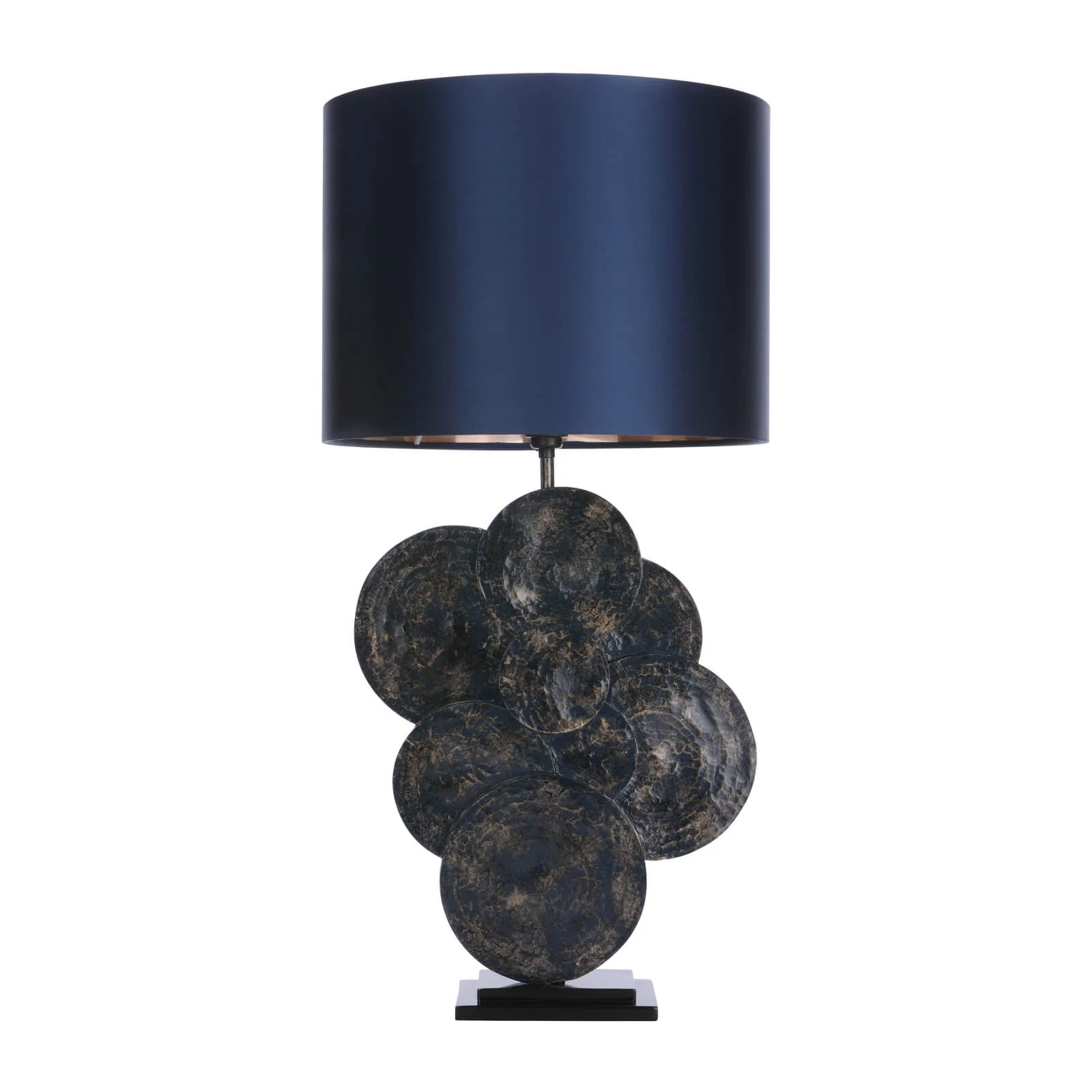 Planet Table Lamp In Blue And Gold - Base Only E27 - Image 4