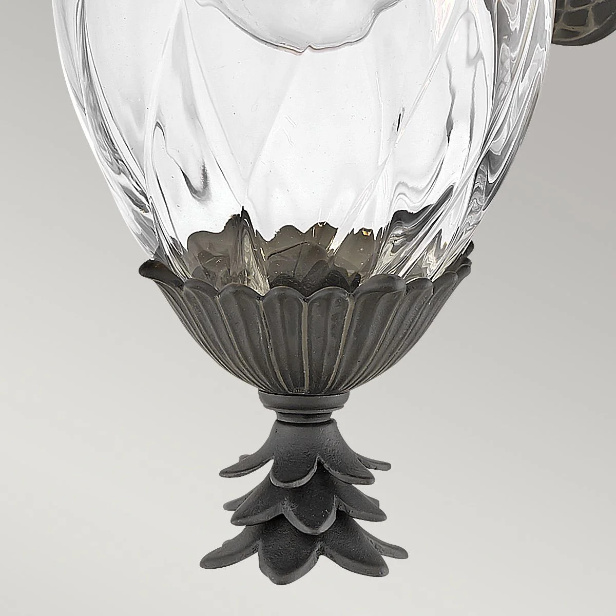 Plantation 1Lt Outdoor Wall Lantern - Burnished Bronze/Black E27 IP44 - Image 12