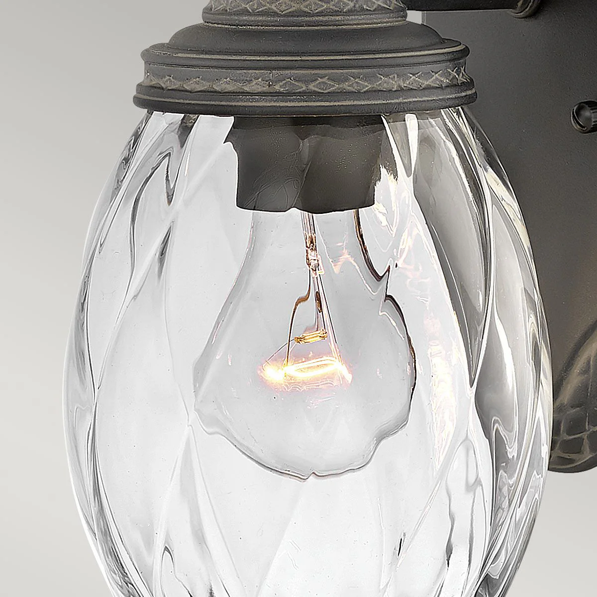 Plantation 1Lt Outdoor Wall Lantern - Burnished Bronze/Black E27 IP44 - Image 14
