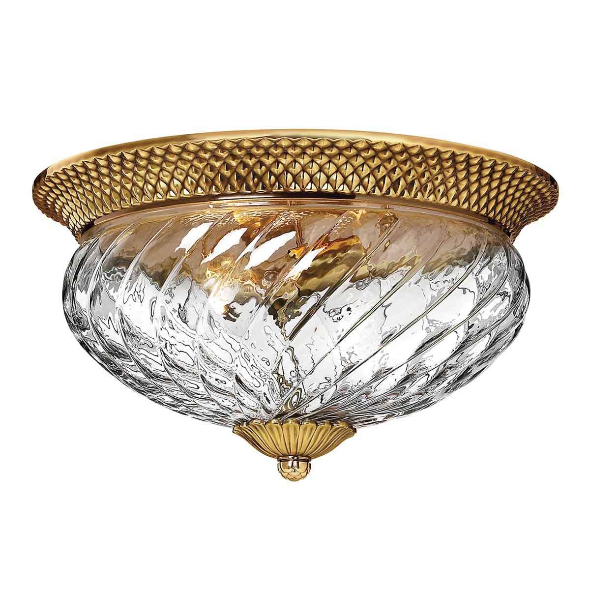 Plantation 2/3Lt Light Flush - Various Finishes - Image 15