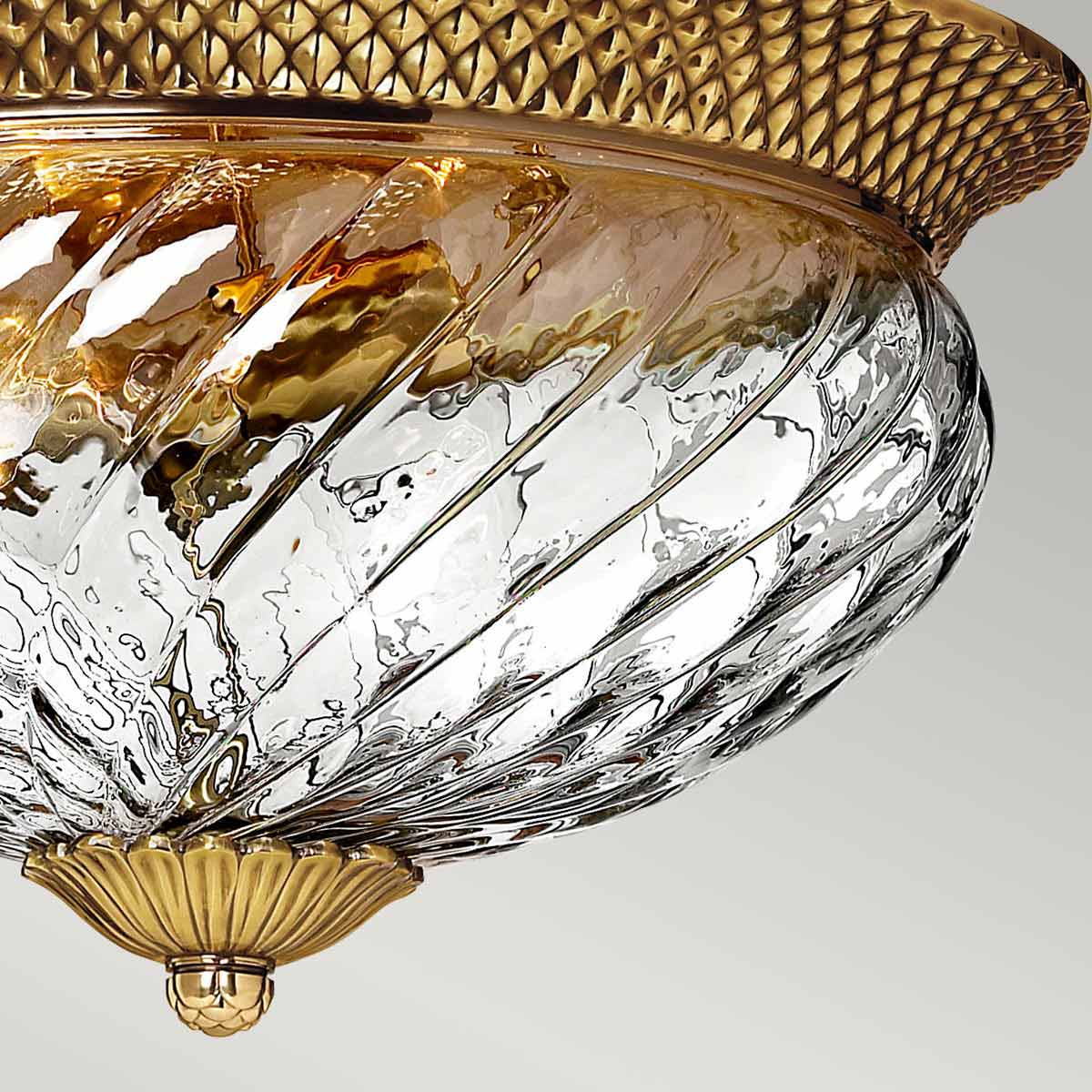 Plantation 2/3Lt Light Flush - Various Finishes - Image 18