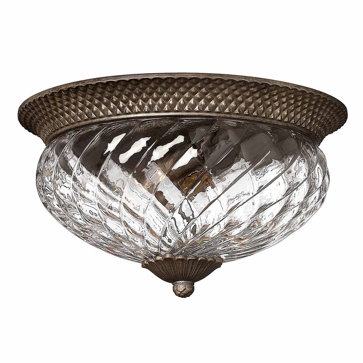 Plantation 2/3Lt Light Flush - Various Finishes - Image 20