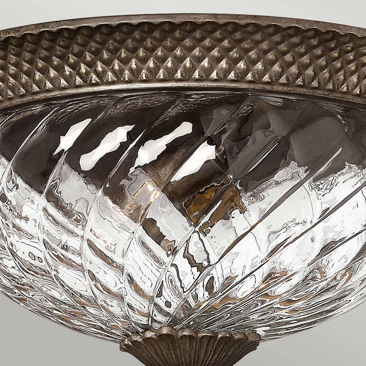 Plantation 2/3Lt Light Flush - Various Finishes - Image 22
