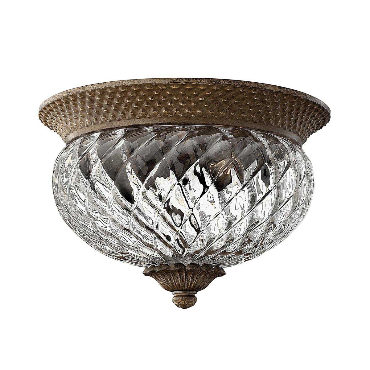 Plantation 2/3Lt Light Flush - Various Finishes - Image 5