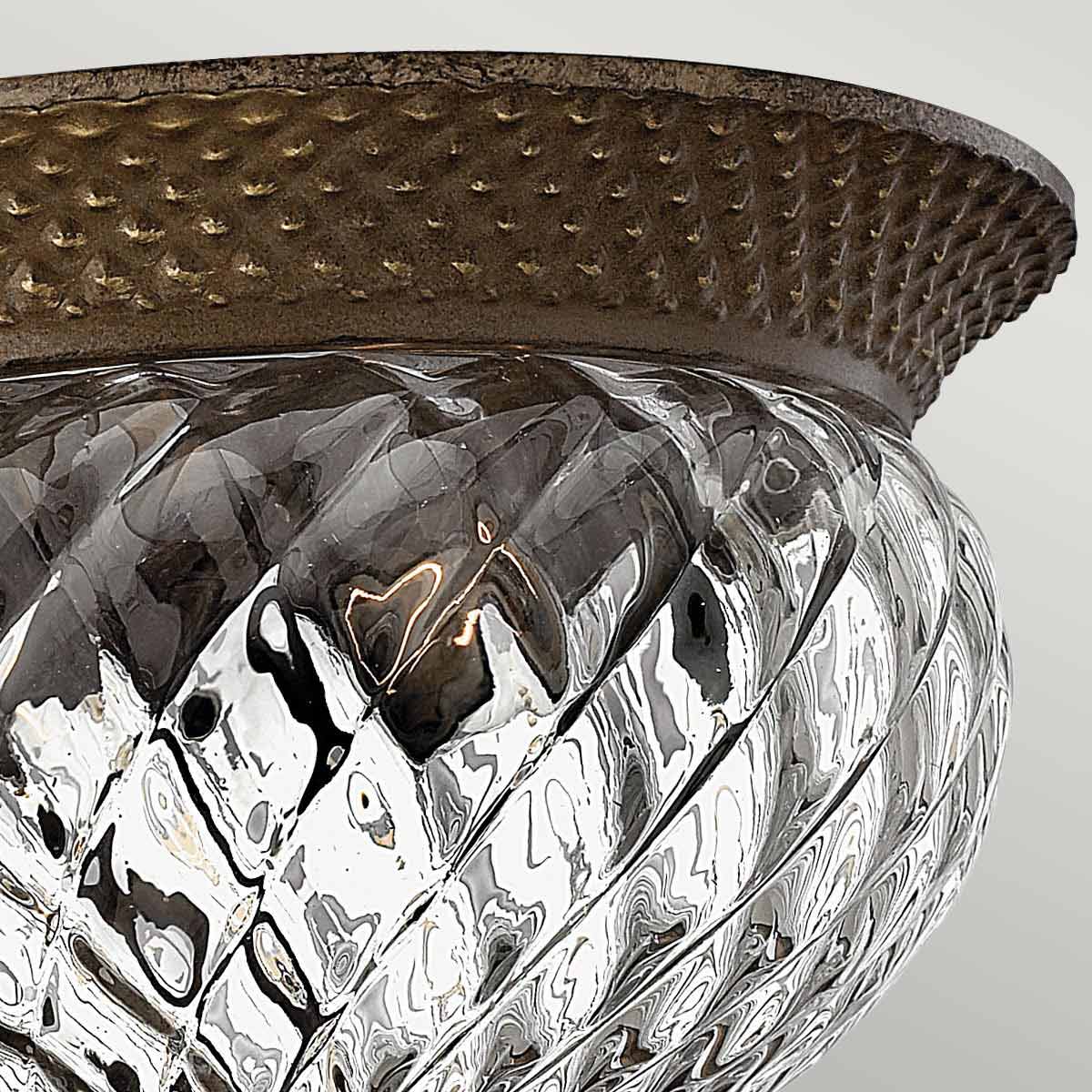 Plantation 2/3Lt Light Flush - Various Finishes - Image 6
