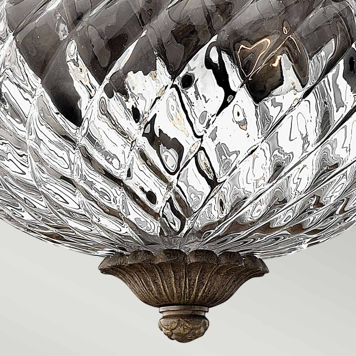 Plantation 2/3Lt Light Flush - Various Finishes - Image 7