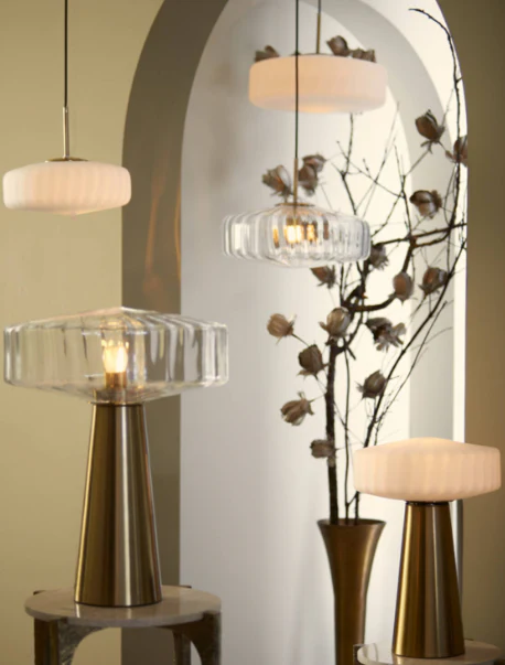 PLEAT Hanging Lamp - 30cm Glass Various Finishes - Image 14