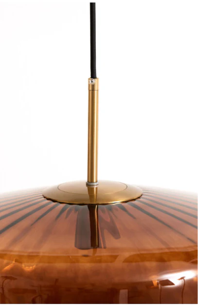 PLEAT Hanging Lamp - 30cm Glass Various Finishes - Image 7