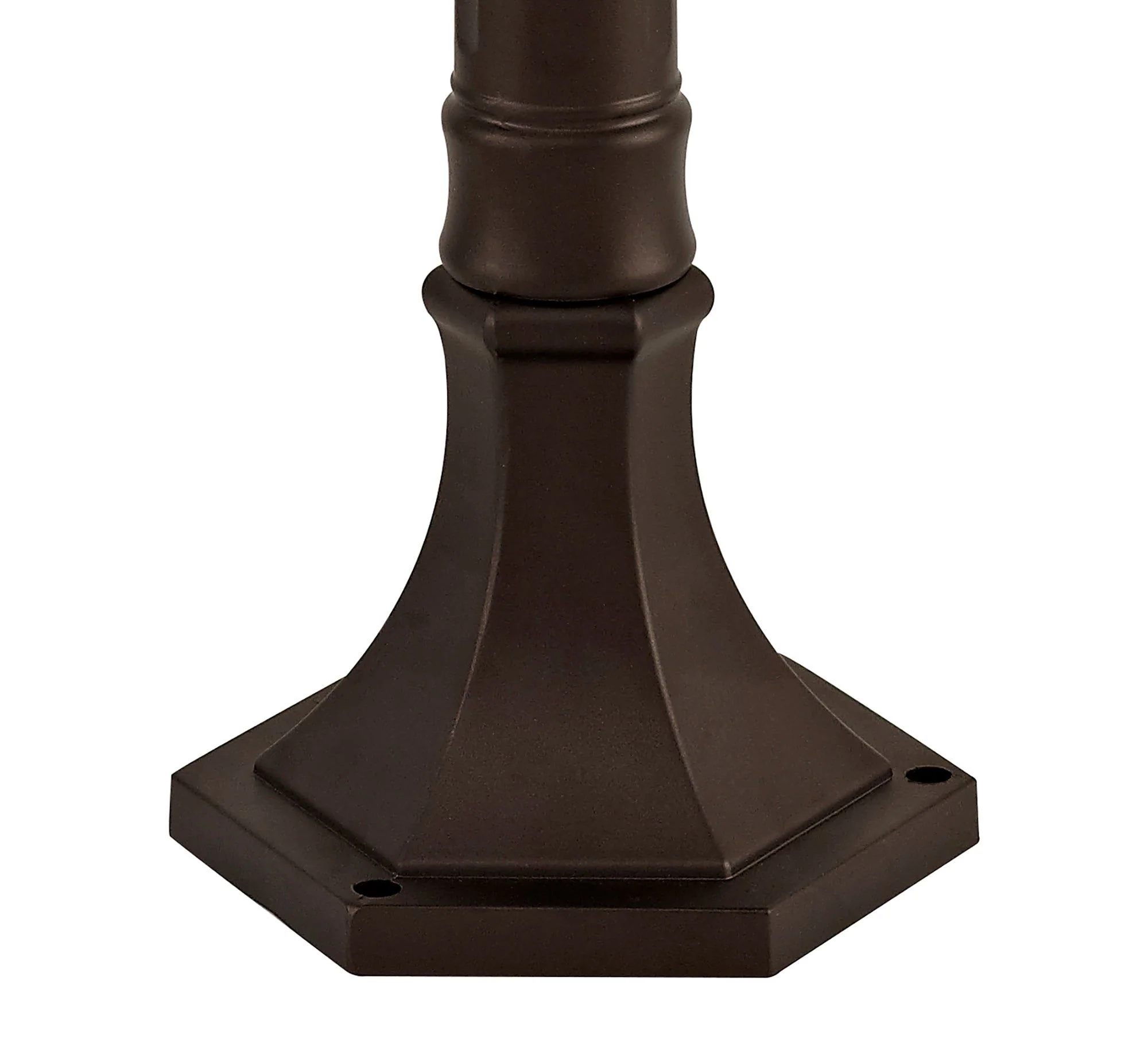 Plex Post Lamp, 1 x E27, Antique Bronze/Clear Ripple Glass, IP54, 2yrs Warranty - Image 5