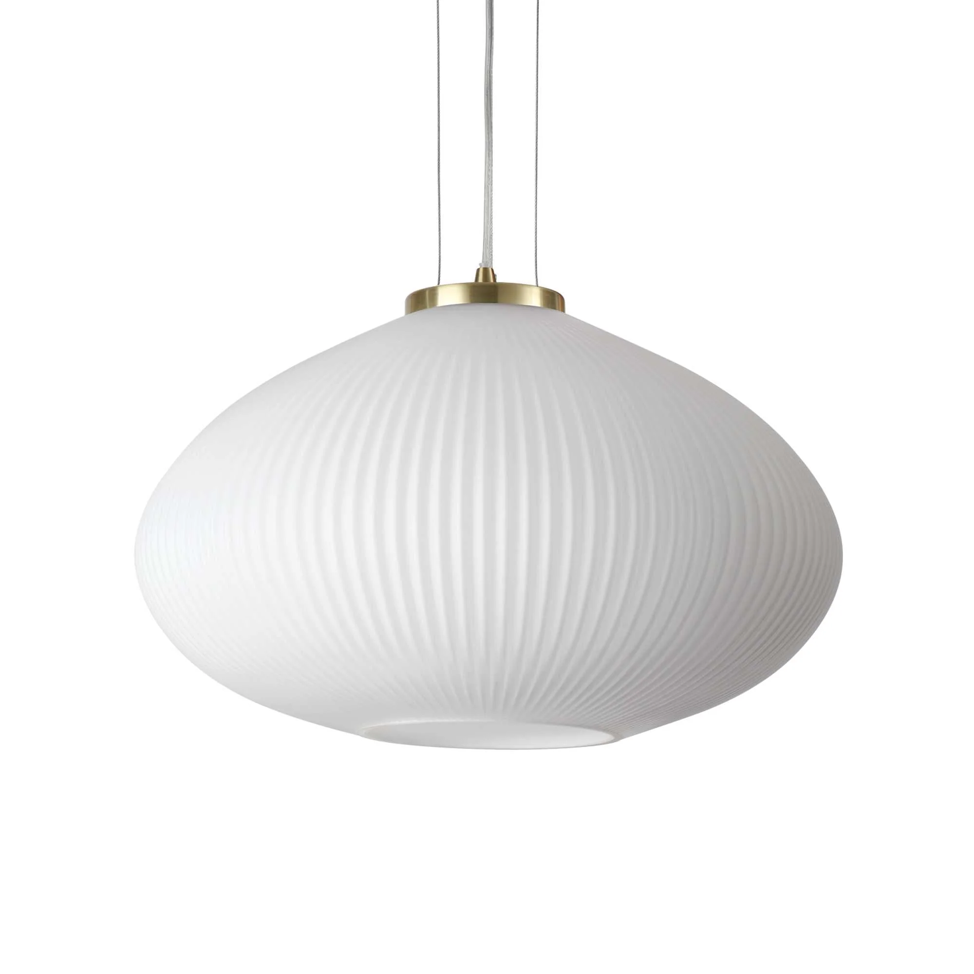 Plisse Centre Ceiling Light - Chrome/Brass Finish - Image 4
