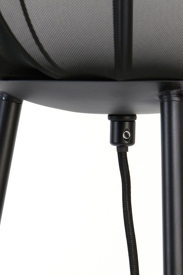 Plumeria Floor Lamp Tripod - Sand/Black Finish - Image 12