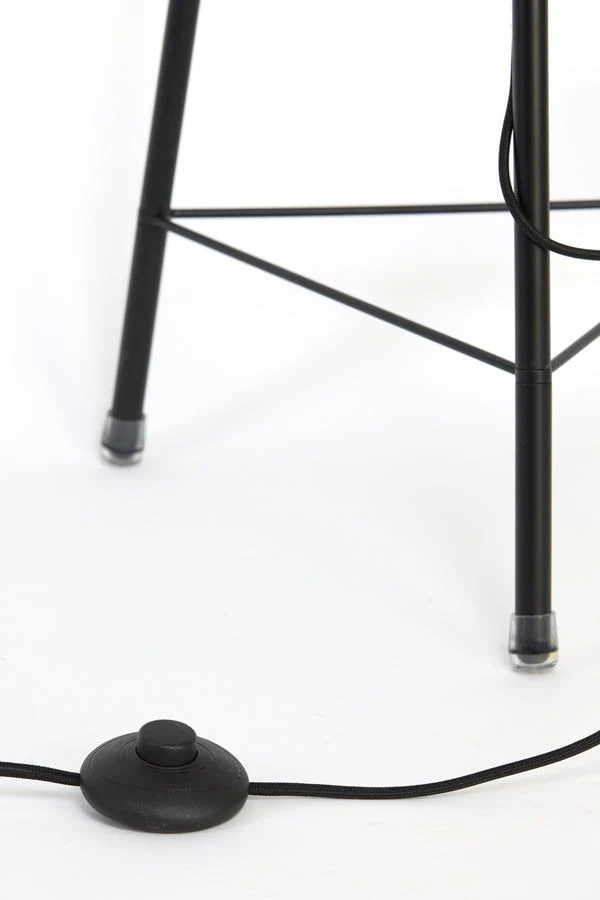 Plumeria Floor Lamp Tripod - Sand/Black Finish - Image 13