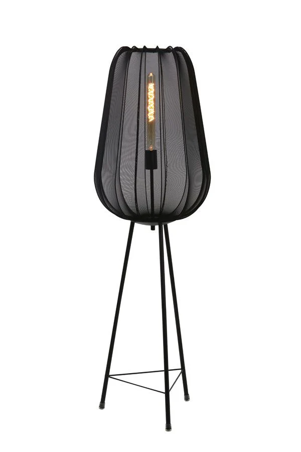 Plumeria Floor Lamp Tripod - Sand/Black Finish - Image 14