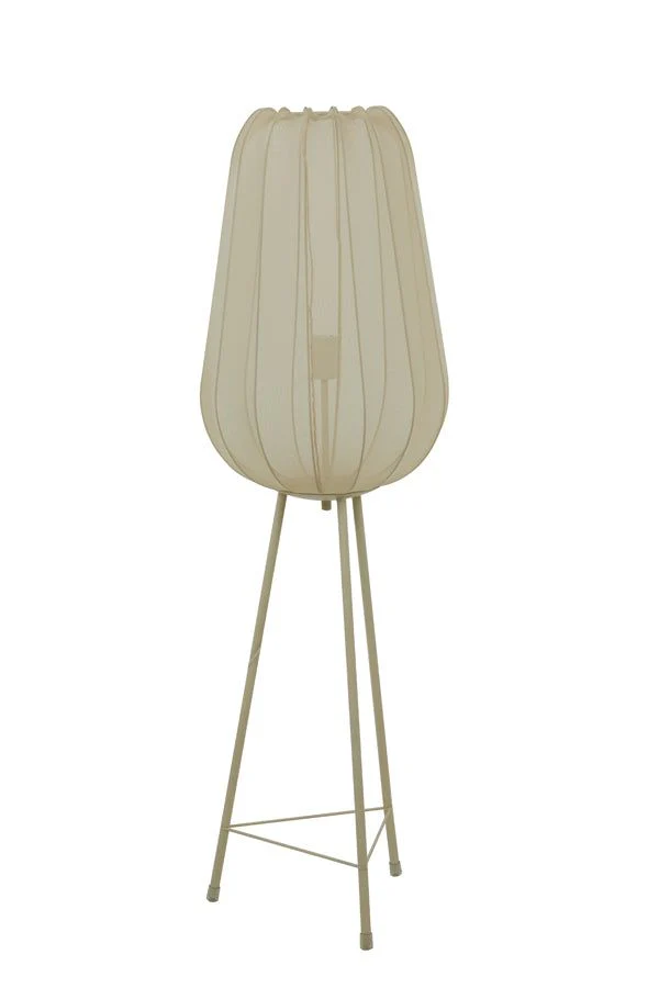 Plumeria Floor Lamp Tripod - Sand/Black Finish - Image 2