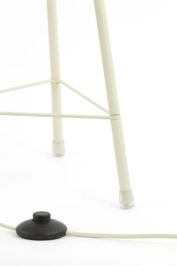 Plumeria Floor Lamp Tripod - Sand/Black Finish - Image 7