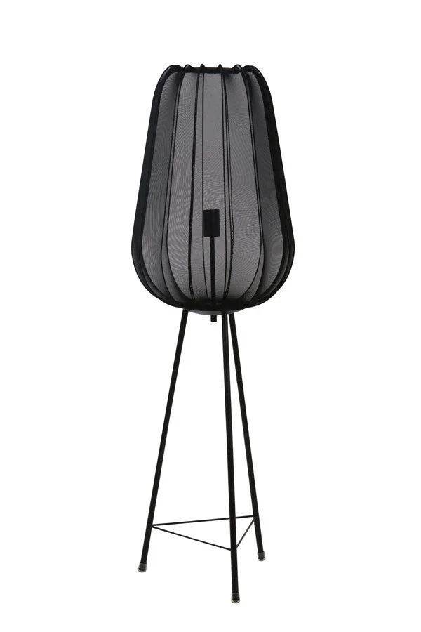 Plumeria Floor Lamp Tripod - Sand/Black Finish - Image 9