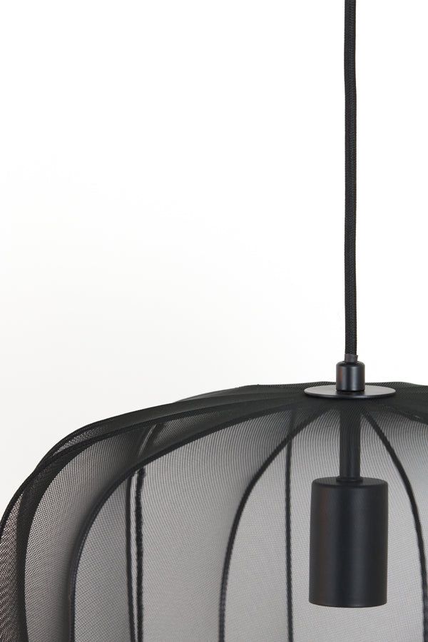 Plumeria Small/Medium/Large/Wide Hanging Lamp - Dark Green & Sand Finish - Image 20