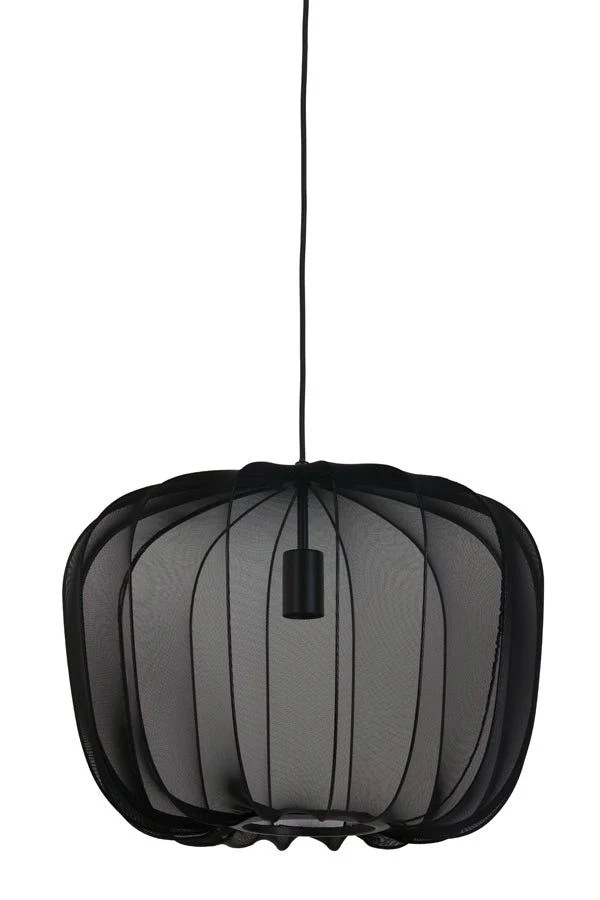 Plumeria Small/Medium/Large/Wide Hanging Lamp - Dark Green & Sand Finish - Image 25