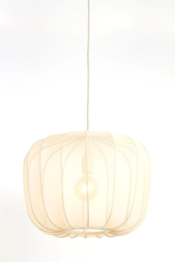 Plumeria Small/Medium/Large/Wide Hanging Lamp - Dark Green & Sand Finish - Image 36