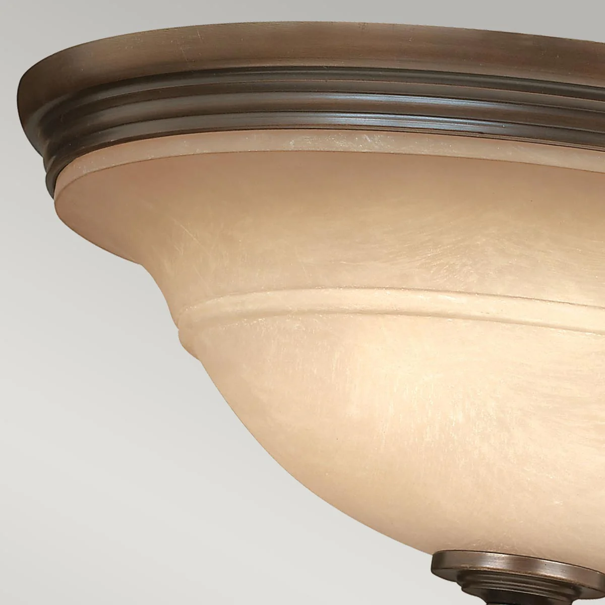 Plymouth 3 Light Flush - Olde Bronze - Image 3