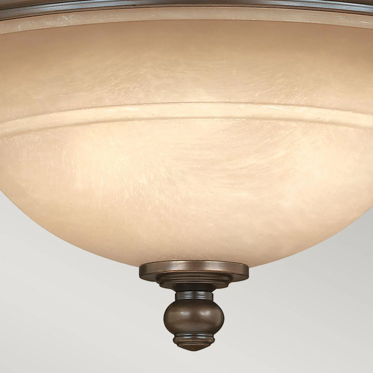 Plymouth 3 Light Flush - Olde Bronze - Image 4
