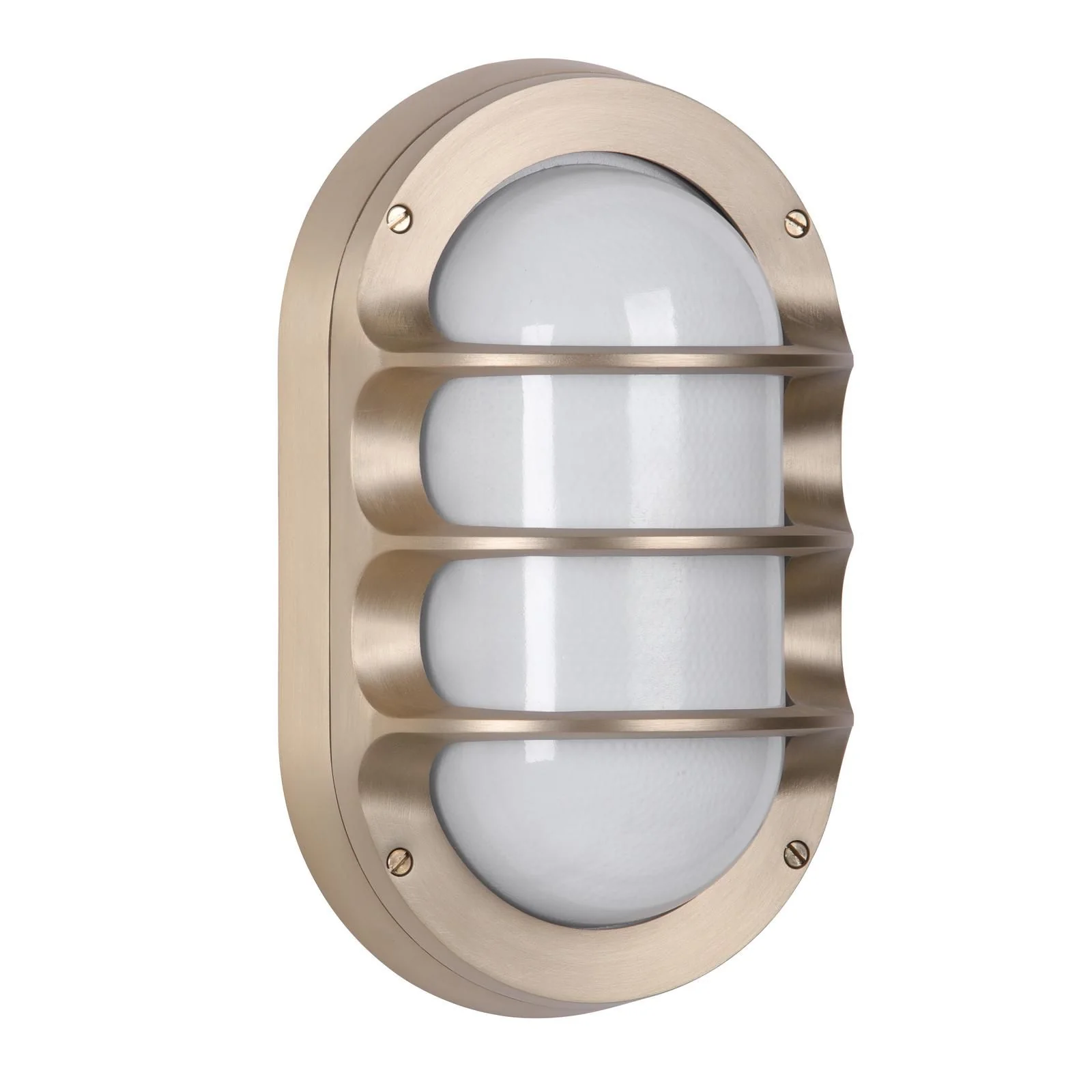 Plymouth Outdoor Wall Light IP64- Antique Brass/ Butter Brass and Opal Glass Finishes - Image 7