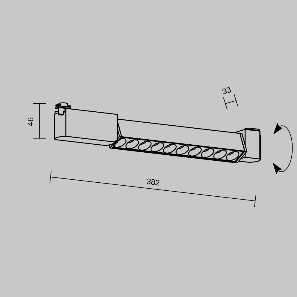 Points Rot Unity Track Lighting -Integrated LED - Image 33