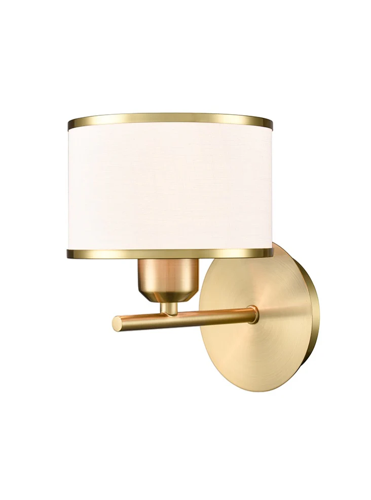 Polaris 1lt Wall Bracket- Aged Brass/ Satin Nickel - Image 2
