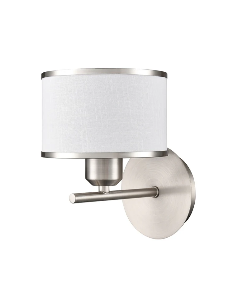 Polaris 1lt Wall Bracket- Aged Brass/ Satin Nickel - Image 4