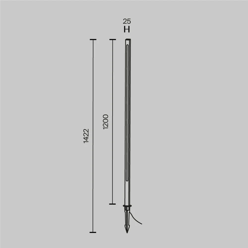 Pole LED Bollard Light 3000K IP65 - Image 6